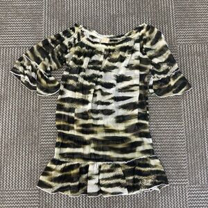 Pop St. Barth Off the Shoulder Coverup Mini Dress, size M/L